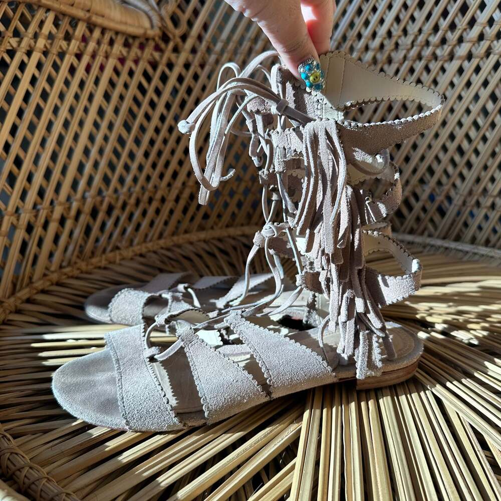 SCHUTZ Berlina Ghillie Lace Gladiator Sandals